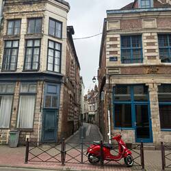 Bike and scooters are very popular