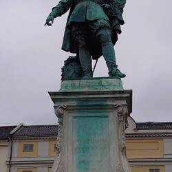 Gustav Adolfs Torg. Gründer Göteborgs