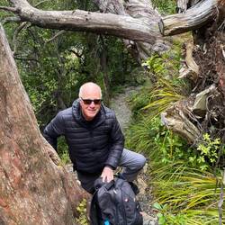 Scrambling up the Glencoe Track