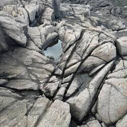 Water pocket and cracks