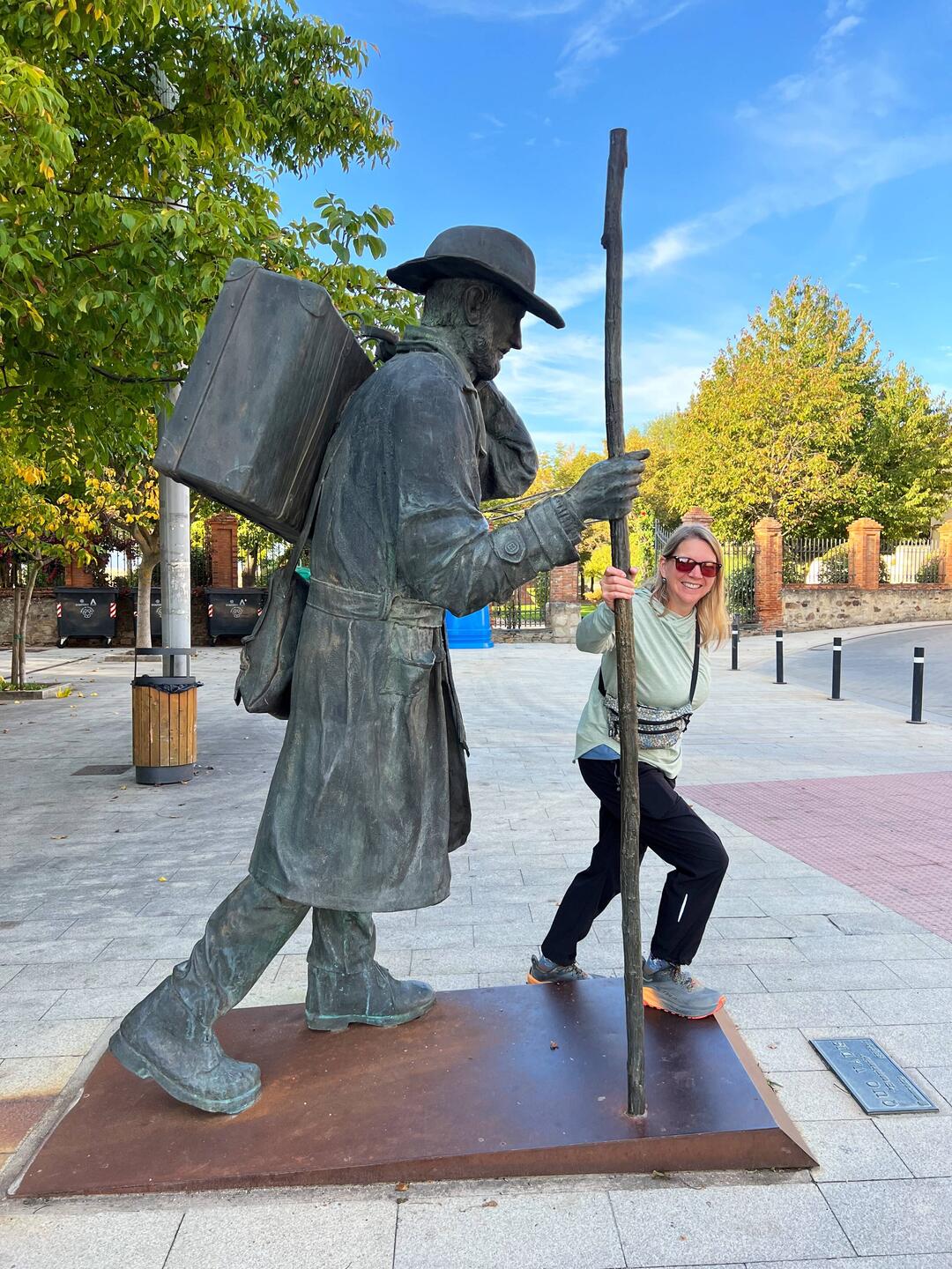 A couple of pilgrims on the Camino