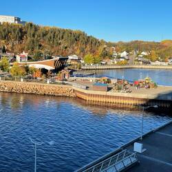 La Baie, our port.