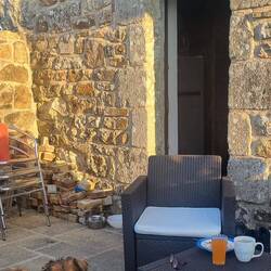 Frühstück auf der Terrasse 15. Oktober 😀