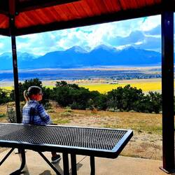 Aussicht auf Salina und die Bergli's