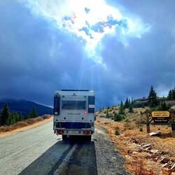 Kurz vor der Passhöhe