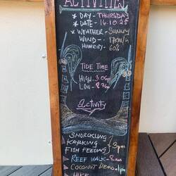 Heute Schnorcheln um 3 Uhr