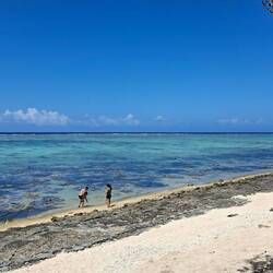 Bei Ebbe ist das türkis noch intensiver