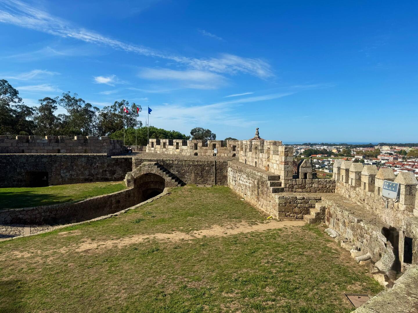 Le parc du château de Santa Maria de Feira