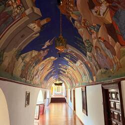 Beautiful painted corridors