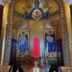 Inside the shrine