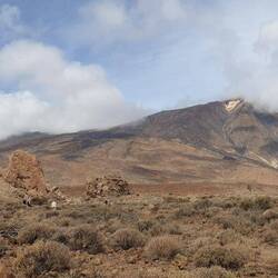 Die Roques de Gracia mit dem Teide