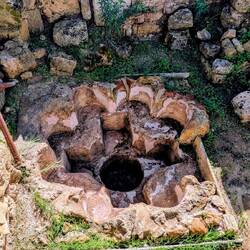 Byzantinisches Babtisterium (urchristliches Taufbecken)