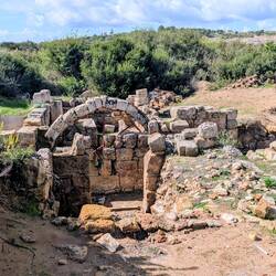 Byzantinisches Babtisterium (urchristliches Taufbecken)