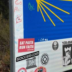 Another silly pasta fasta sticker. Haven't seen one for awhile.