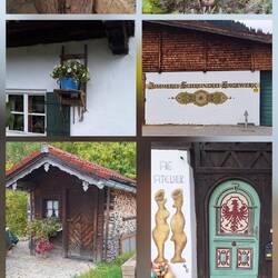 Quaint art - lots of the houses are decorated on the outside