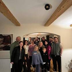 The younger generation 14 in all. 3 more arrive tomorrow