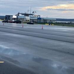 Waiting for Jill at the terminal