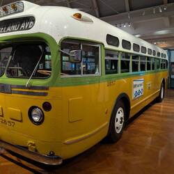 The Bus where Rosa Parks made a stand by sitting down.
