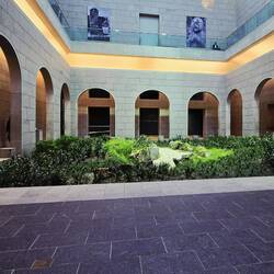 A quiet place to rest when getting overwhelmed with all the art