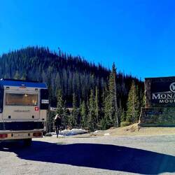 Passhöhe dann auf 3400müM