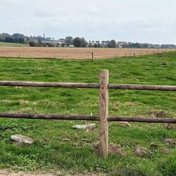 View from Ration Farm to the high ground. What the allies had to cover