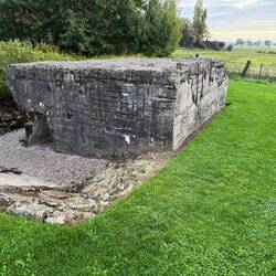 German bunker on Messines ridge. Allies were in the valley to the right