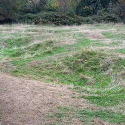 Shell craters around Hill 60