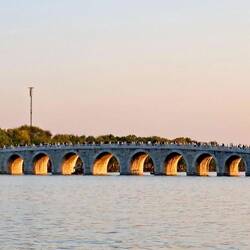 Built in 1750: 150m long, 544 marble lions (each unique), 17 arches (important in CH numerology).