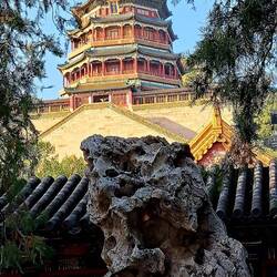 The Tower if Buddhist Incense at Longevity Hill.