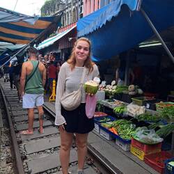 Maeklong Railway Market