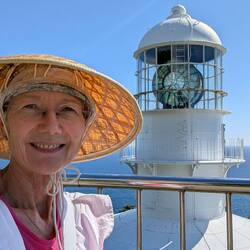 At the lighthouse
