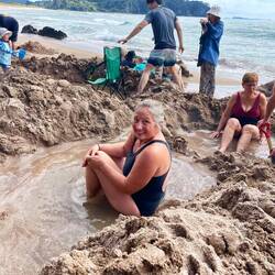 Sieht aus als wäre mir kalt, tatsächlich war es viel zu heiß!