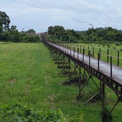 Alte Eisenbrücke in der Nähe der Altstadt