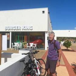 Only place we could find for lunch - but it was actually good