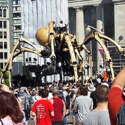 Part of the spectacle in 2017. Three day event in downtown Ottawa