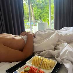 Unser Frühstück im Bett