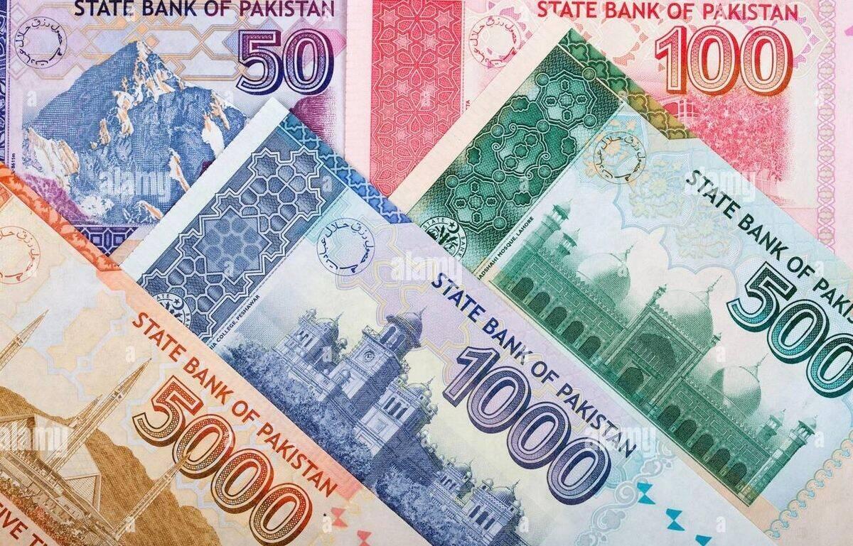 Pakistanische Rupie Scheine