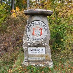 Historischer Meininger Grenzstein