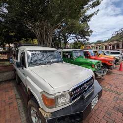 Toyota und Nissan Land.