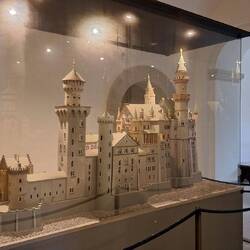 A model of the castle