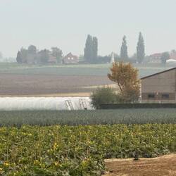 Looking from Tyne Cot towards the allies' lines