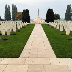 Tyne Cot Cemetery. Nearly 12000 graves and 34000 names on the walls