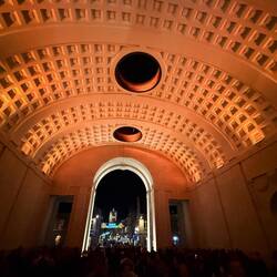 Last Post service. There are 55000 names of the missing. Built in 1927