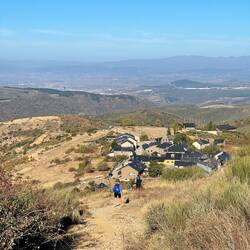 El Acebo. Happy to get to this little mountain village for a short break from downhill walking.