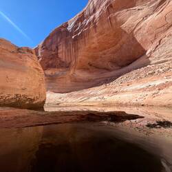 End of the water in Davis Gulch.