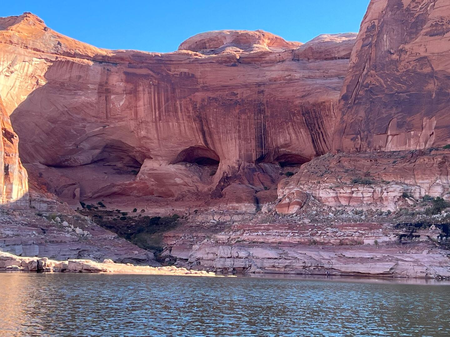 Enetering Escalante River Arm