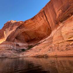 Entering the un-named canyon between Clear and Davis