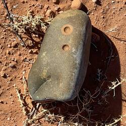 Just an interesting rock up above the beach.