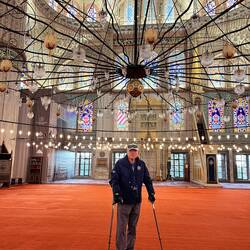 Boris in Blue Mosque