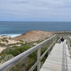 Walkway to the whistling rocks / Blowholes